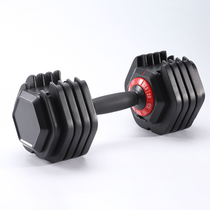 11kg Adjustable <strong>Weight</strong> Dumbbell with 10 Settings, OEM Rotating <strong>Handle</strong> Dumbbell for Home Gym Retail Distributors - Product Image 4