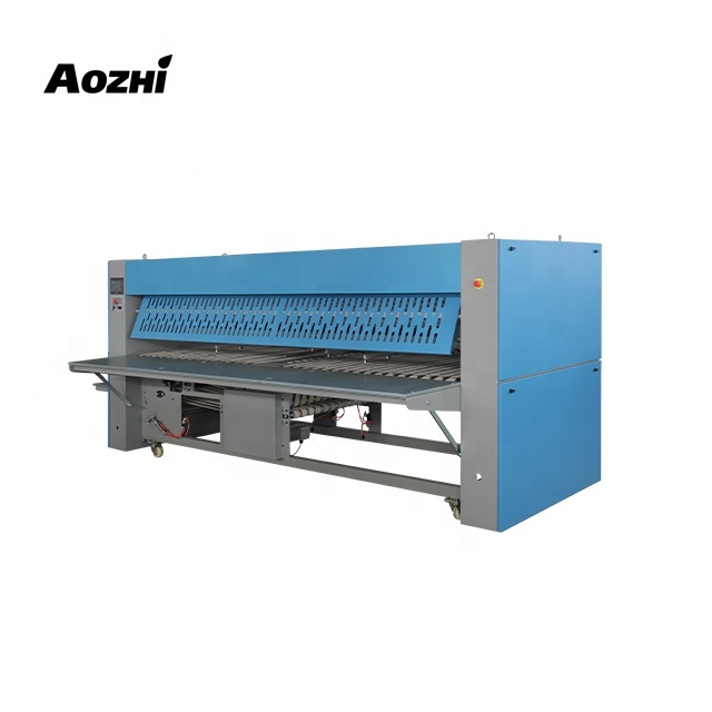 Hotel Commercial Laundry Equipment 3300mm Bed Sheets Folding Machine Electric Powered High Efficiency Laundry Folding Machine