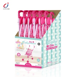 Cochecito de <span class=keywords><strong>Juguete</strong></span> de Plástico Rosa de Alta Calidad Chengji para Niñas, Juego de Roles, Regalo para Niñas - Product Image 6