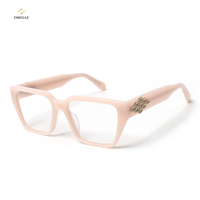 Monture de lunettes de vue légère et durable pour hommes et femmes avec plaquettes nasales confortables et branches flexibles