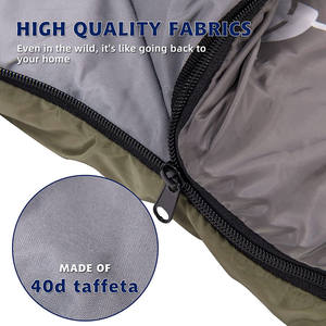 Sac <span class=keywords><strong>de</strong></span> couchage enveloppe trois saisons pour temps chaud Camping Sleepovers pêche randonnée en plein air voyage - Product Image 3