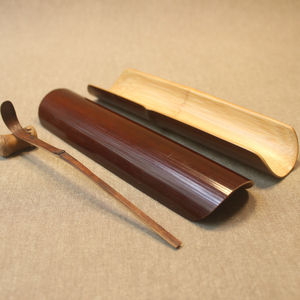 Bamboo Tea Scoop Cylinder Handmade Traditional Chinese Coffee Tea Tools - Product Image 3