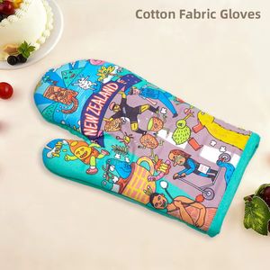 Mitaines de cuisine et gants de four en silicone, blanc uni, pour la pâtisserie - Product Image 2