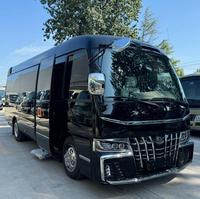 Bus VIP de luxe personnalisé Black Warrior Coaster, le plus vendu, avec toilettes intégrées et cloisonnement complet, pour la réception à Dubaï, au Qatar et au Ghana