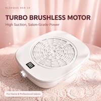 Colector de Polvo para Uñas LCD de Alta Succión, Motor Turbo sin Escobillas Profesional para Equipos de Salón de Uñas, Venta al Por Mayor