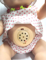 Boîte à clés à musique Joyeux Noël personnalisée Poupée en peluche avec puce sonore animale OEM Mini circuit intégré enregistrable audio personnalisé