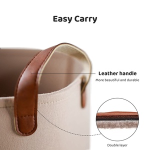 Filz Wäsche Kinderspiel zeug Kleiner Korb Falten <span class=keywords><strong>Grand</strong></span> Panier de Range ment Tissu Großhandel Kleidung Lagerung Wäsche korb Baby Lagerung