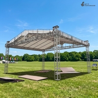 Escenario Portátil para Fiestas, Conciertos y DJ, con Estructura de Techo, para Eventos, Nueva Versión de Tendencia, Nuevo Estilo con Certificación CE y TUV