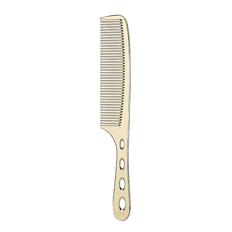 Space comb handle Tuhao gold