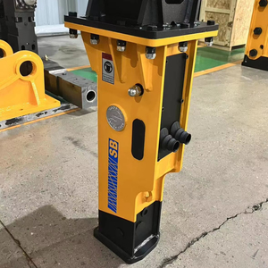 Martillo Hidráulico Tipo Caja Soosan SB10 para Excavadora de 1-2.5 Toneladas, Martillo de Demolición de Concreto Silencioso con Cincel de Punta de Martillo - Product Image 1