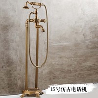 Promotion : Robinet de lavabo Guifei de luxe en laiton de haute qualité, à poser au sol, avec douchette latérale et double commande chaud/froid