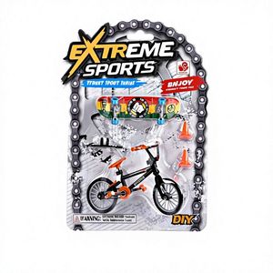 EPT Extreme Sports – <span class=keywords><strong>Jouet</strong></span> de doigt en alliage moulé sous pression, <span class=keywords><strong>mini</strong></span> <span class=keywords><strong>BMX</strong></span> et skateboard avec obstacles, <span class=keywords><strong>jouet</strong></span> sensoriel DIY pour enfants - Product Image 5