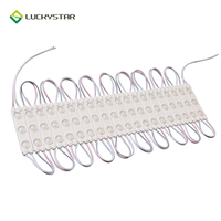 SMD DC 12V impermeable módulos de led de alta brillante al aire libre de la luz 1,2 W 3 W Leds 2835 inyección módulo LED para publicidad signo caja