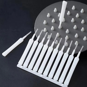 Brosse de nettoyage pour pommeau de douche, anti-colmatage, mini-brosse pour pores, trous de téléphone portable, dépoussiérage de clavier - Product Image 1