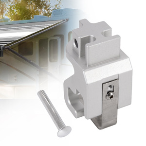 Griffe de fixation inférieure pour arceau de toit Dometic, en alliage d'aluminium, référence EM1113 SI, pour camping-car - Product Image 3