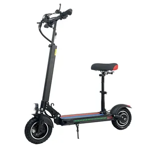 Venta caliente 800W off raod scooter eléctrico rápido potente neumático de 10 pulgadas scooters con asiento adulto mejores scooters eléctricos al por mayor