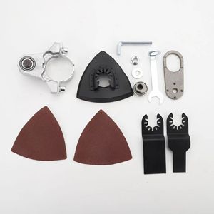 Adaptateur de conversion pour meuleuse d'<span class=keywords><strong>angle</strong></span> en rainureuse, tête universelle avec lame de scie pour modèles 100/125 mm, outil de travail du bois - Product Image 5