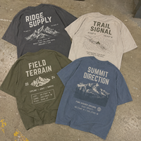 T-shirts personnalisés en coton épais 100 % avec logo, coupe oversize et épaules tombantes, imprimés sérigraphiés, style streetwear, fabriqués par un fabricant OEM