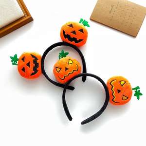 Diadema de calabaza linda para disfraz de Halloween, accesorio de moda para mujeres y niñas, ideal para cosplay. - Product Image 1