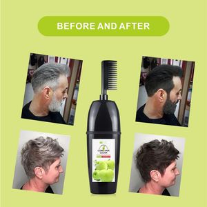 Nhãn Hiệu Riêng Amoniac Miễn Phí Màu Tóc Với Lược 200Ml Nhanh Màu Của Apple Thuốc Nhuộm Tóc Màu Nâu Đen 100% Màu Xám Bảo Hiểm Hữu Cơ - Product Image 6