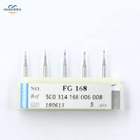 Huacera FG168 pièce à main haute vitesse fraises en carbure de tungstène tige FG pour dentiste polissage des dents clinique dentaire routeur Bits produit