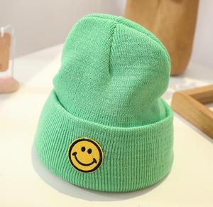 2020010316 <span class=keywords><strong>neonato</strong></span> Unisex cappello lavorato a maglia Smile Face Baby Cap - Product Image 4