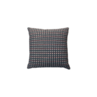Coussin de luxe en tissu jacquard brodé carré, garnissage en fibres de polyester, housse de coussin pour salon, décoration intérieure