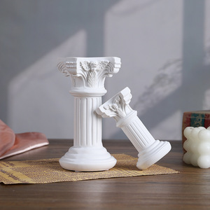 Artes Místicas, Columna Romana Blanca de Estilo Griego Europeo, Artesanía de Resina, Decoración para el Hogar, Escultura, Adorno, Estilo Nórdico, Accesorio de Fotografía - Product Image 2