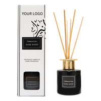 Parfum de luxe pour hôtel et maison, parfum d'arôme, huile essentielle sans feu, bâtonnets de diffuseur de roseaux, ensemble en rotin pour usage domestique