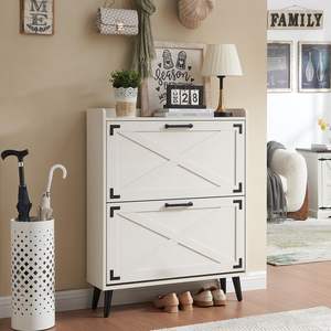 Meuble à <span class=keywords><strong>chaussures</strong></span> autoportant ultra-fin et réglable pour entrée, rangement moderne pour <span class=keywords><strong>chaussures</strong></span> - Product Image 1