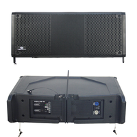Système de sonorisation Line Array actif avec 2 enceintes satellites de 8 pouces et caisson de basses Line Array