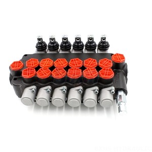 วาล์วควบคุมทิศทางไฮดรอลิกแบบแมนนวล P80 G34 6OT 80 ลิตร/นาที 250 บาร์ G3 4 เกลียวใน เหล็กหล่อ แบบหกทาง - Product Image 5