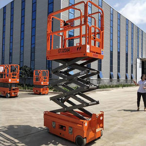 5 м 6 м маленький JLG Genie Sky инструмент доступа Электрический платформенный Настольный подъемник мини самоходный ножничный подъемник 3 м для продажи - Product Image 3