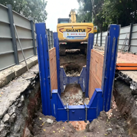 Nouvelle boîte de soutènement de tranchée en acier Litewei – Approvisionnement direct usine pour le soutien de fosses profondes de fondations et la construction de pipelines