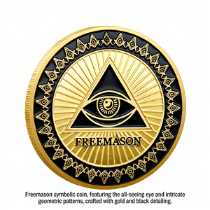 เหรียญที่ระลึกโลหะทองคำขายส่ง คอลเลกชันยุโรป ตรุษจีน ผลไม้แห่งความรัก ดอกไม้ ปิรามิด - Product Image 6