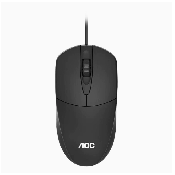 AOC MS121 Wired USB Mouse for Laptops and Desktops (Office/Business Use)