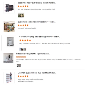 Nouvelle conception d'étagère de supermarché à <span class=keywords><strong>prix</strong></span> avantageux, gondole double face en acier idéale, provenant de Chine, système d'étagères pour hypermarché - Product Image 5