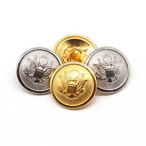 Abrigo de mujer, botón de costura, venta al por mayor, vástago redondo en relieve, diseño novedoso, 15mm-25mm, aleación de Zinc, tipo Metal - Product Image 1