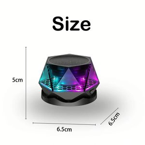 G300 Magnetic Portable <b>Speaker</b> Mini Sound Box Multifunctional RGB Led Light TWS Stereo Sound - Product Image 2