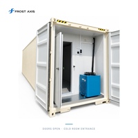 Conteneur chambre froide, conteneur de stockage frigorifique, chambre froide modulaire pour boucher, poissonnier, détaillant d'épicerie, taille personnalisée