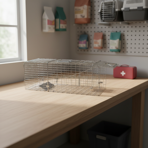 Piège à animaux automatique en acier inoxydable - Étanche et portable pour les gros animaux - Product Image 2