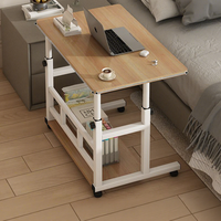 Bureau d'étude rectangulaire réglable en hauteur de style moderne Meida, en bois de haute qualité, pour chambre d'enfant, bureau à domicile, salon