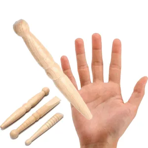 Thai Massage Stick Wooden Reflexology Stick Wood Hand Head Face Body Traditional Tool