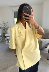 Giacca <span class=keywords><strong>Blazer</strong></span> Donna Elegante Casual da Ufficio con Risvolto e Bottone Singolo, Manica Lunga, Moda Primavera 2026 - Vendita all'Ingrosso - Product Image 2