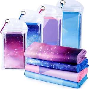 Serviette de sport 40"X12" en microfibre imprimée, séchage rapide, effet rafraîchissant instantané, douce, respirante, pour yoga, camping, course à pied, rafraîchissement - Product Image 5