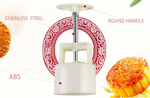 Khuôn Bánh Trung Thu Bằng Nhựa <span class=keywords><strong>5</strong></span> Mẫu Tùy Chỉnh Dụng Cụ Nướng Bánh 50G, 100G, 200G - Product Image 4