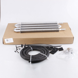 Noyau d'intercooler RASTP 4 rangées en aluminium avec colliers de serrage et kit de montage pour amélioration des performances - Product Image 4