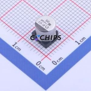 ตัวเก็บประจุอลูมิเนียมอิเล็กโตรไลต์ SMD UCW1E470MCL1GS D6.3xL7mm 47uF 20% 25V 70mA-120Hz - Product Image 1
