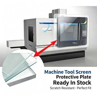 Lámina Sólida Transparente de PC, Perforación Personalizada, Fresado y Corte de Bordes, Placa Protectora de PC para Pantallas de Máquinas Herramienta y CNC