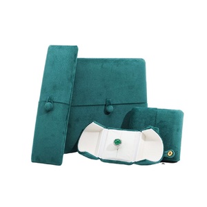 Scatola per Gioielli Personalizzata di Marca, Blu Navy, con Logo Personalizzato, Confezione di Lusso per Anelli e Bracciali - Product Image 4